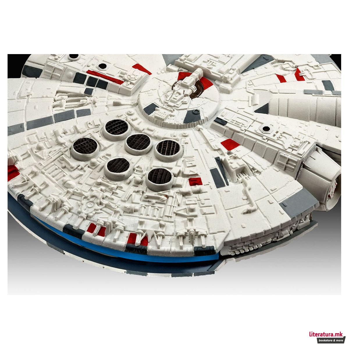 Сет макета + бои, Star Wars - Millenium Falcon, 1:241