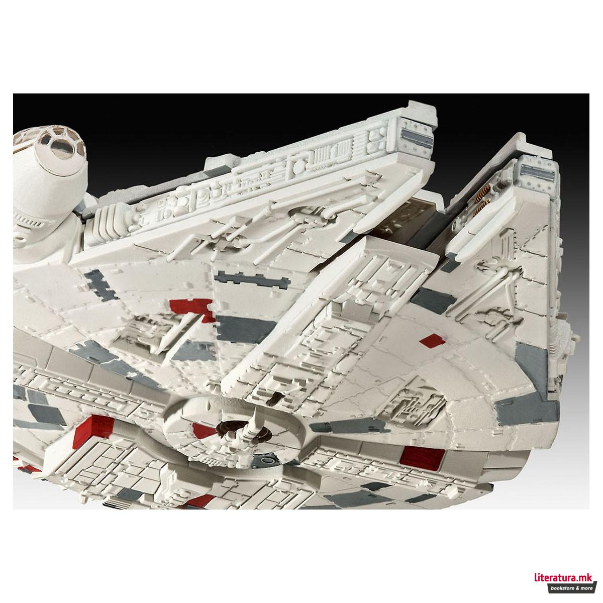 Сет макета + бои, Star Wars - Millenium Falcon, 1:241