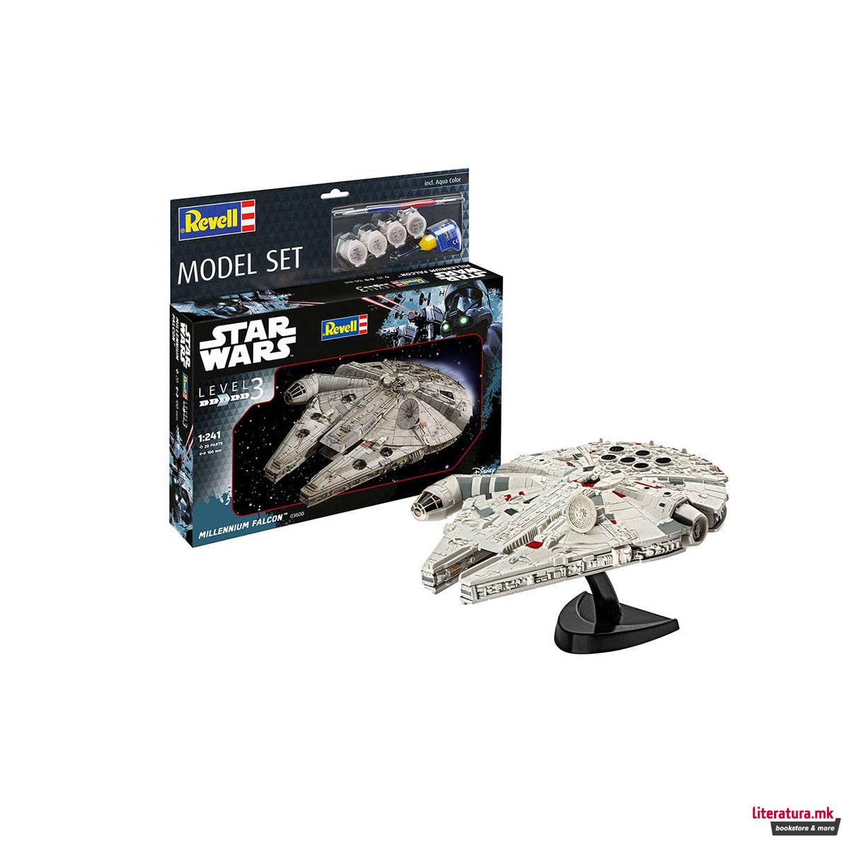 Сет макета + бои, Star Wars - Millenium Falcon, 1:241