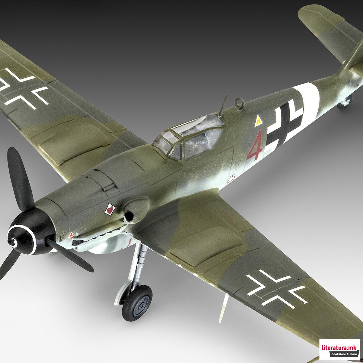 Сет макета + бои, Combat Set: Messerschmitt Bf109G-10 & Spitfire Mk.V, 1:72