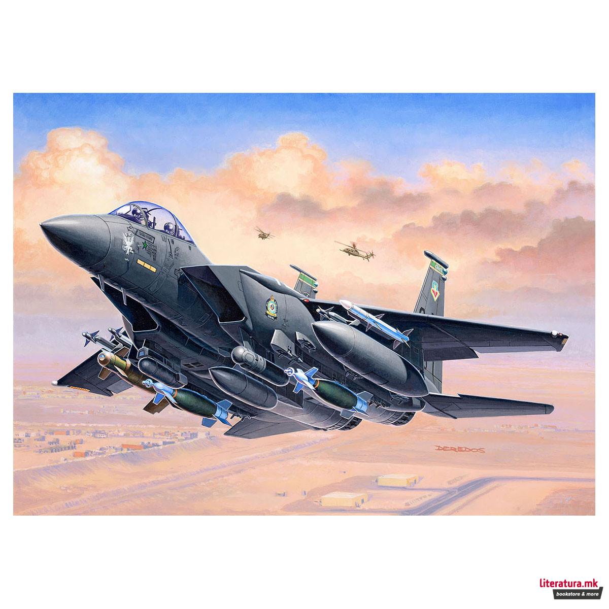 Сет макета + бои, F-15E STRIKE EAGLE & Bombs, 1:144