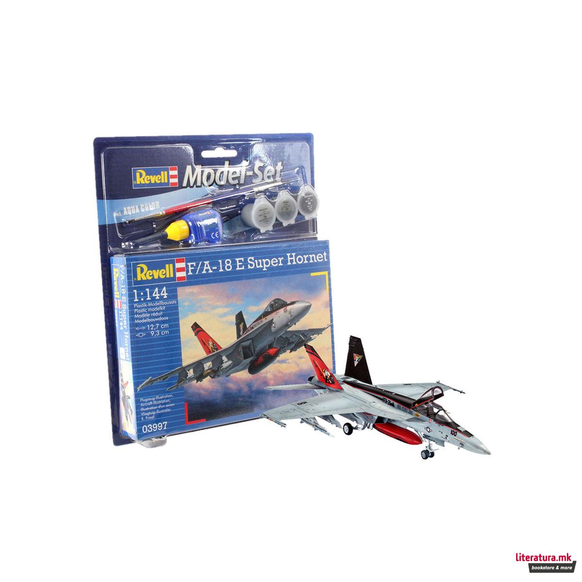 Сет макета + бои, F/A-18E Super Hornet, 1:144