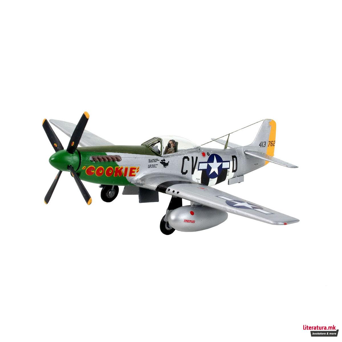 Сет макета + бои, P-51D Mustang, 1:72