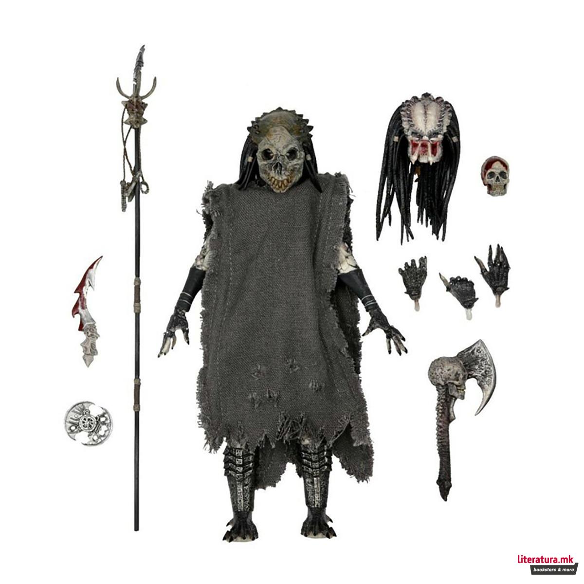 Фигура, NECA, Predator 2: Ultimate Shaman Predator, 18cm