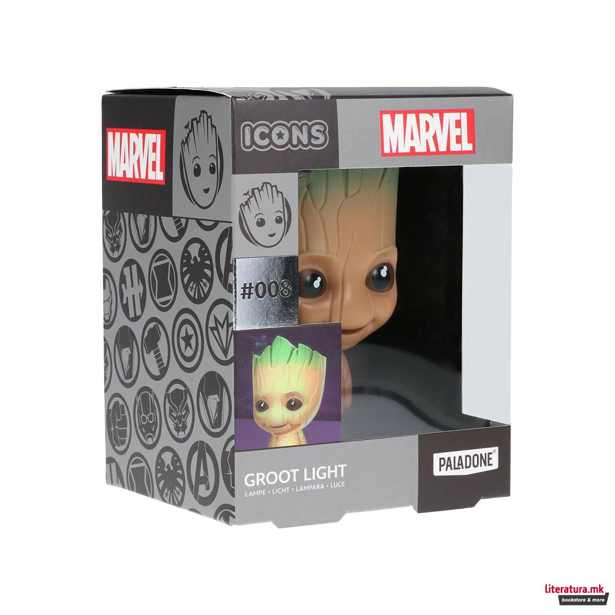 Столна ламба, Paladone, Marvel: Guardians of the Galaxy - Groot, 12cm
