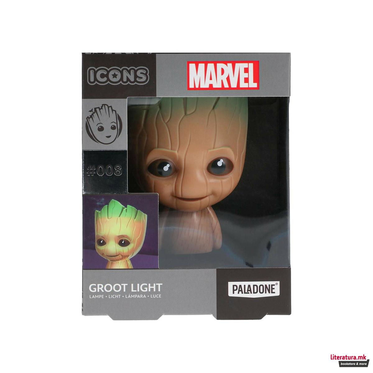 Столна ламба, Paladone, Marvel: Guardians of the Galaxy - Groot, 12cm