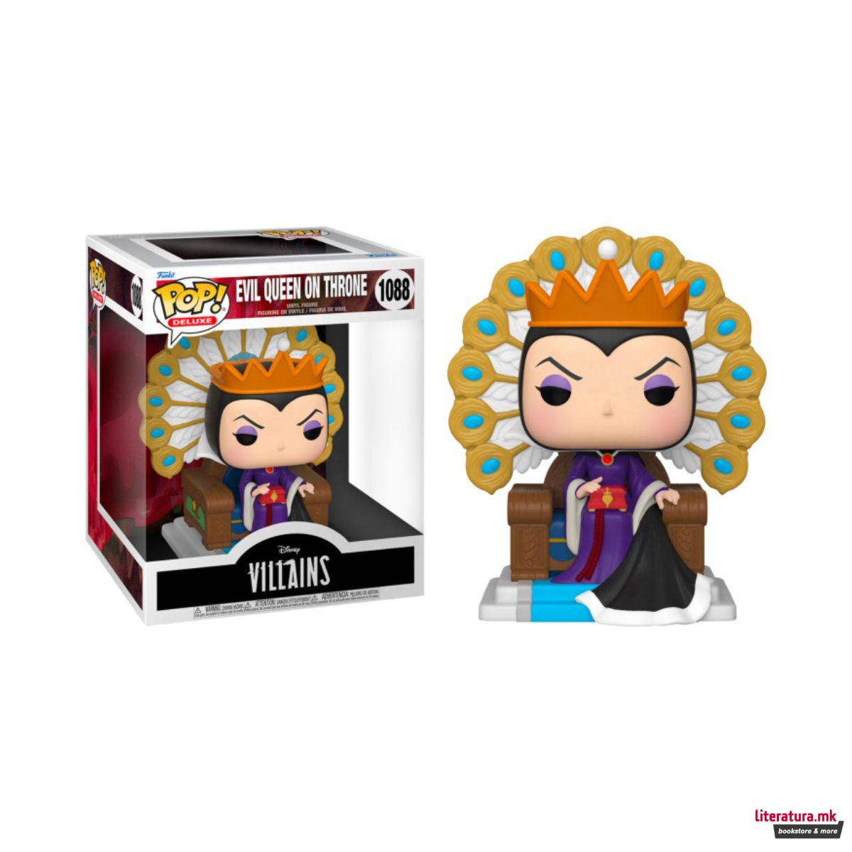 Фигура, Pop! Deluxe, Disney Villains - Evil Queen on Throne