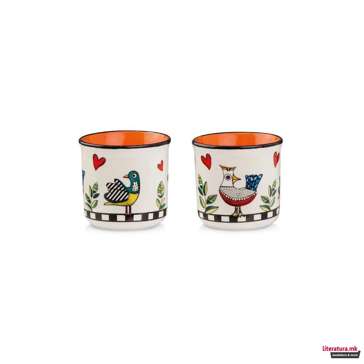 Сет од две шолјички, Cocoricò Orange, 90ml