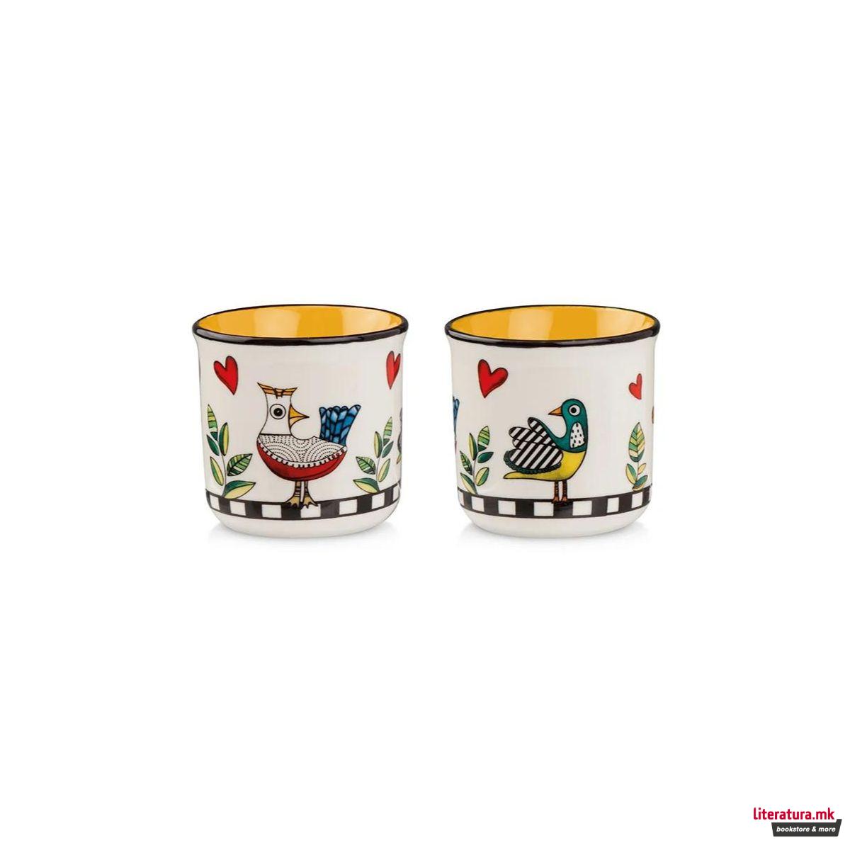 Сет од две шолјички, Cocoricò Yellow, 90ml 