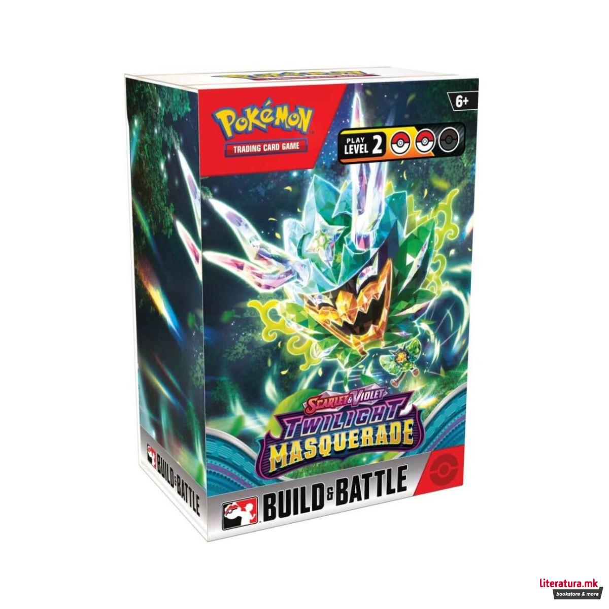 Карти за игра, Scarlet & Violet Twilight Masquerade Build & Battle Box