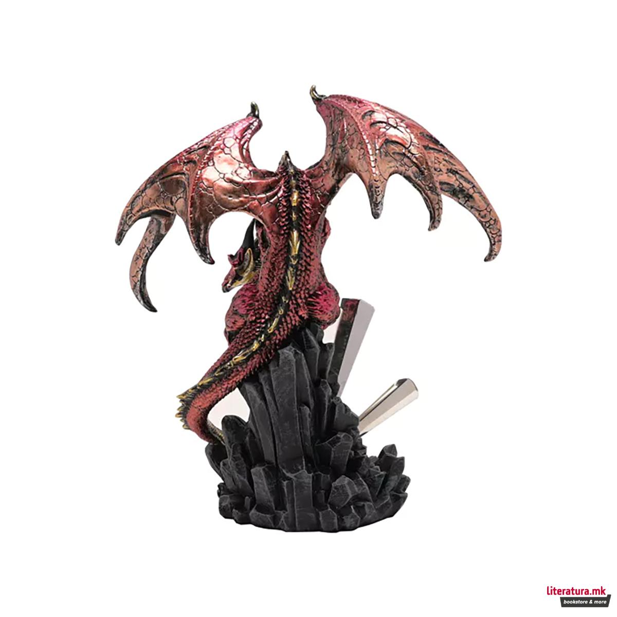 Декоративна фигура, The Seasonal Gift Co: Hocus Pocus Novelties - Red Dragon