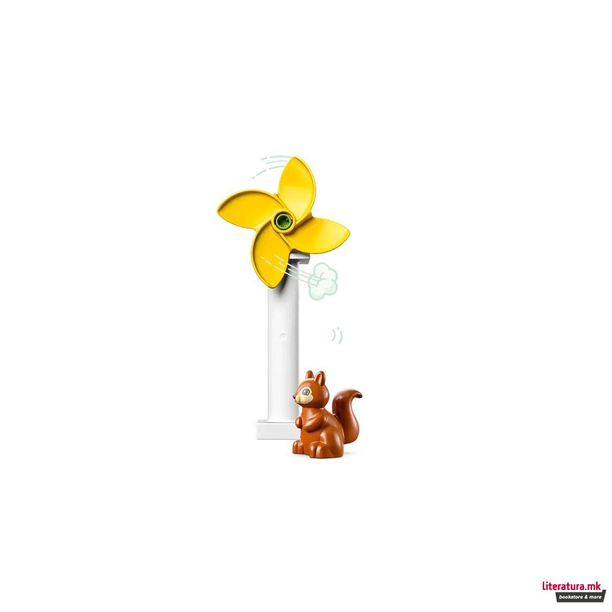 LEGO коцки, Duplo, Wind Turbine and Electric Car