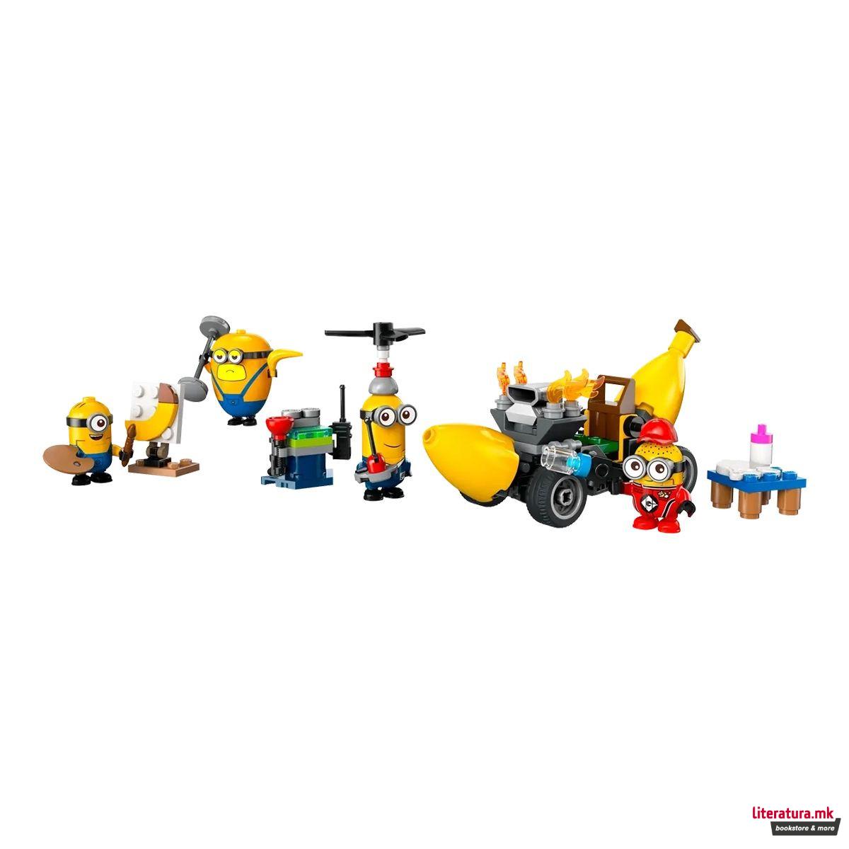LEGO коцки, Despicable Me 4 - Minions and Banana Car