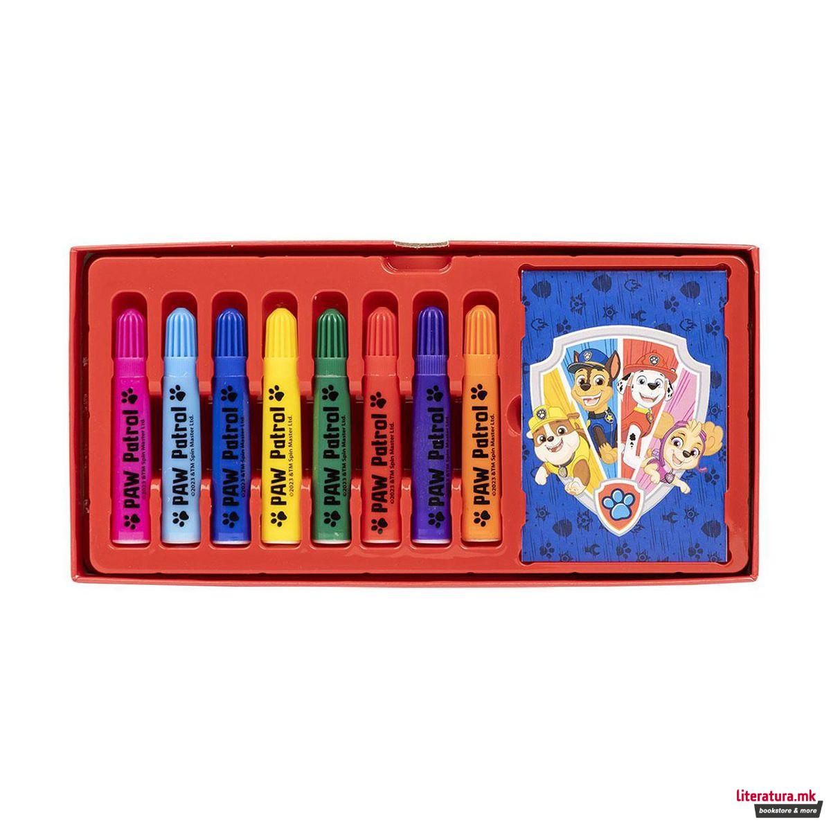 Сет за цртање и боење - куферче, Paw Patrol 