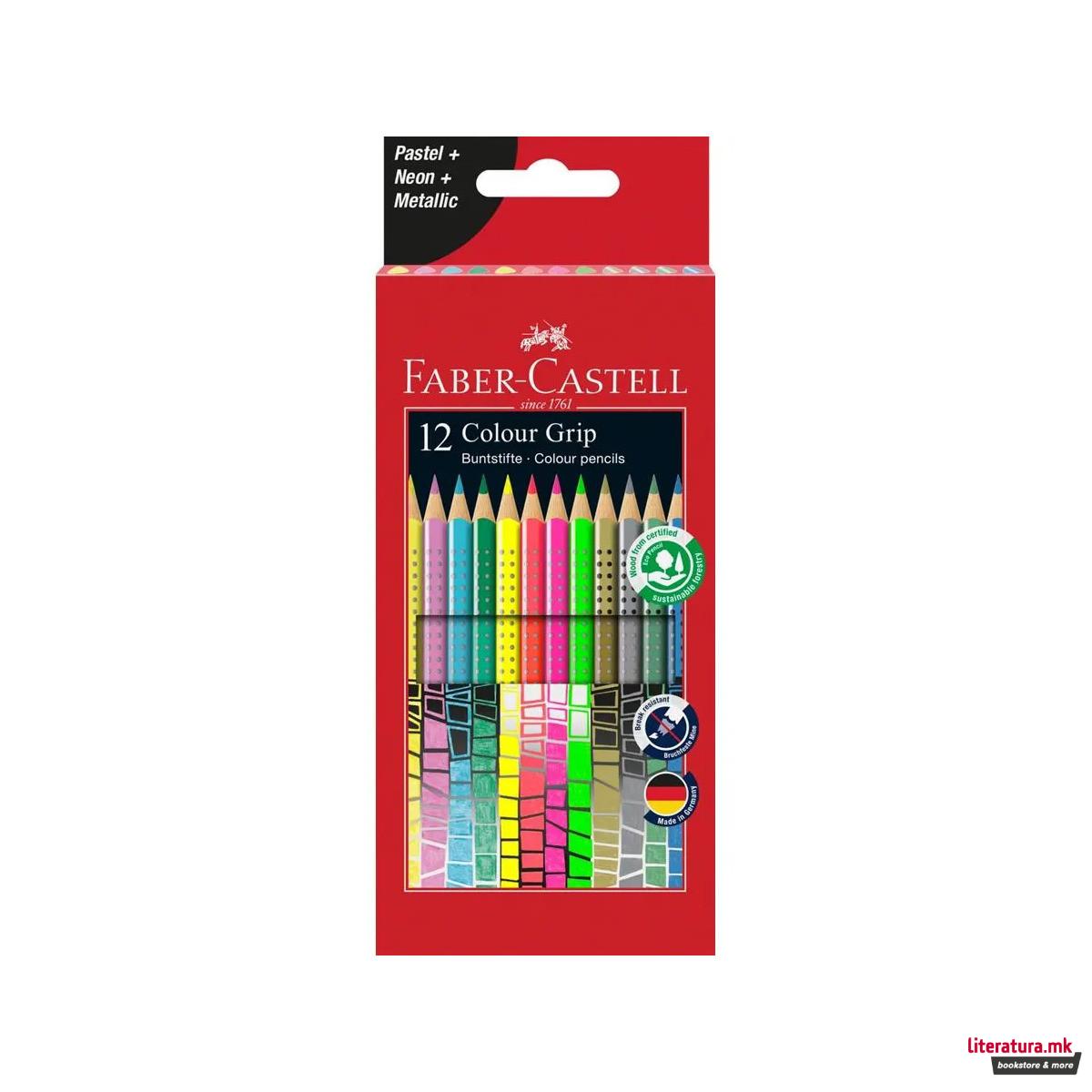 Сет од 12 дрвени боици, Colour Grip Special