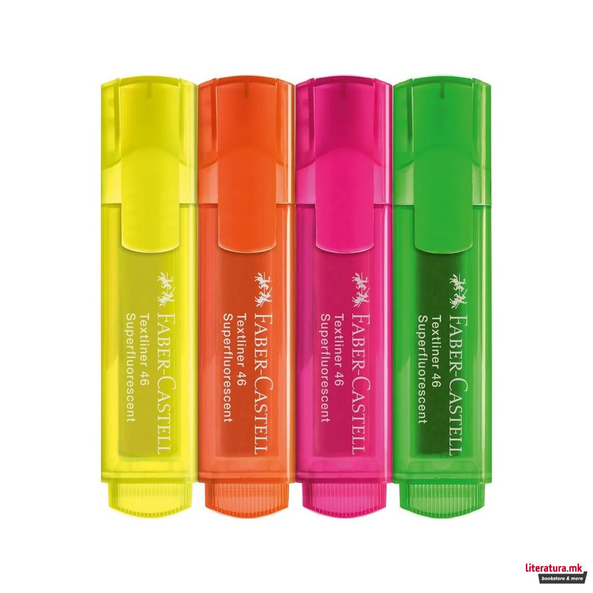 Сет од 4 хајлајтери, Textmarker TL 46 SF Neon