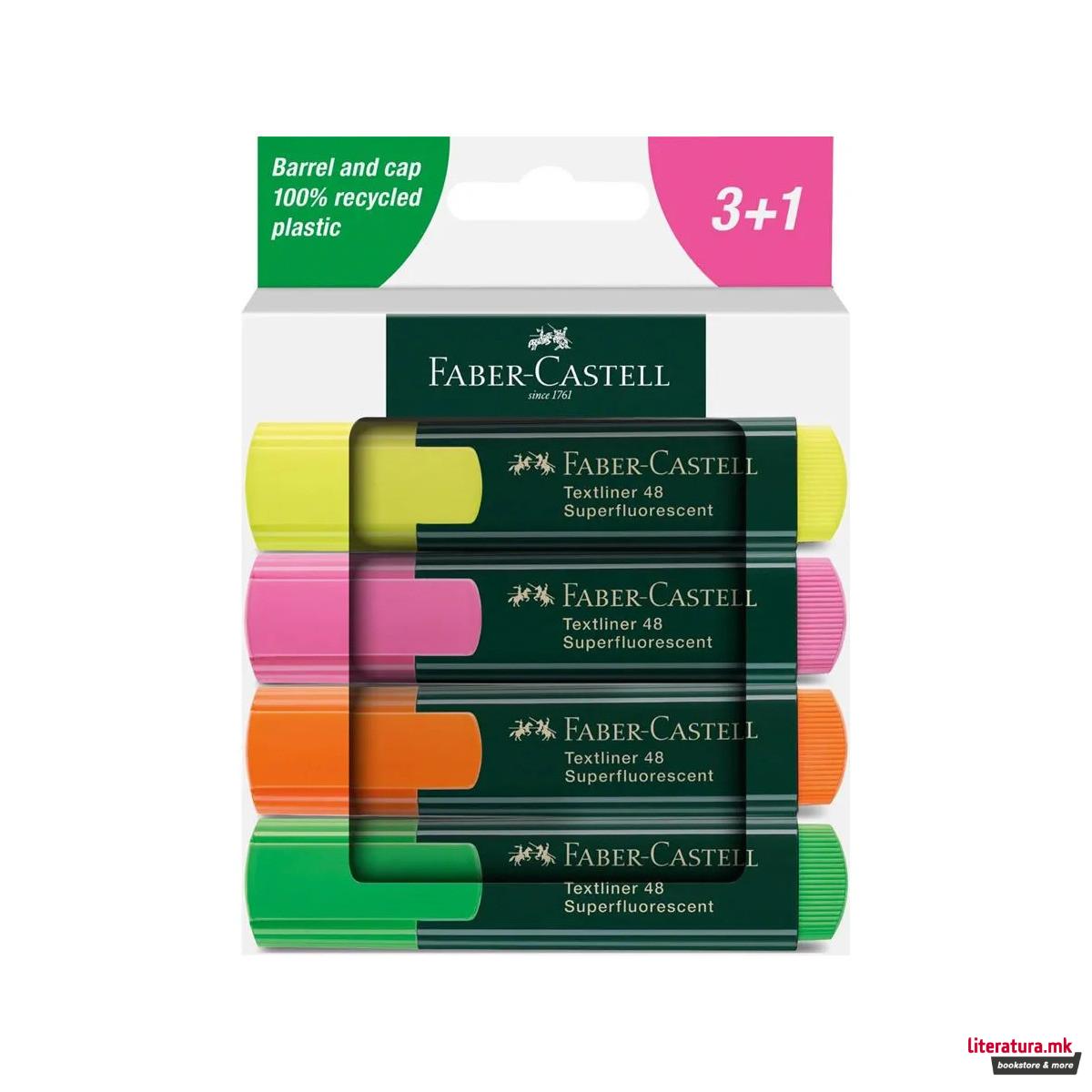 Сет од 4 хајлајтери, Textliner TL 48