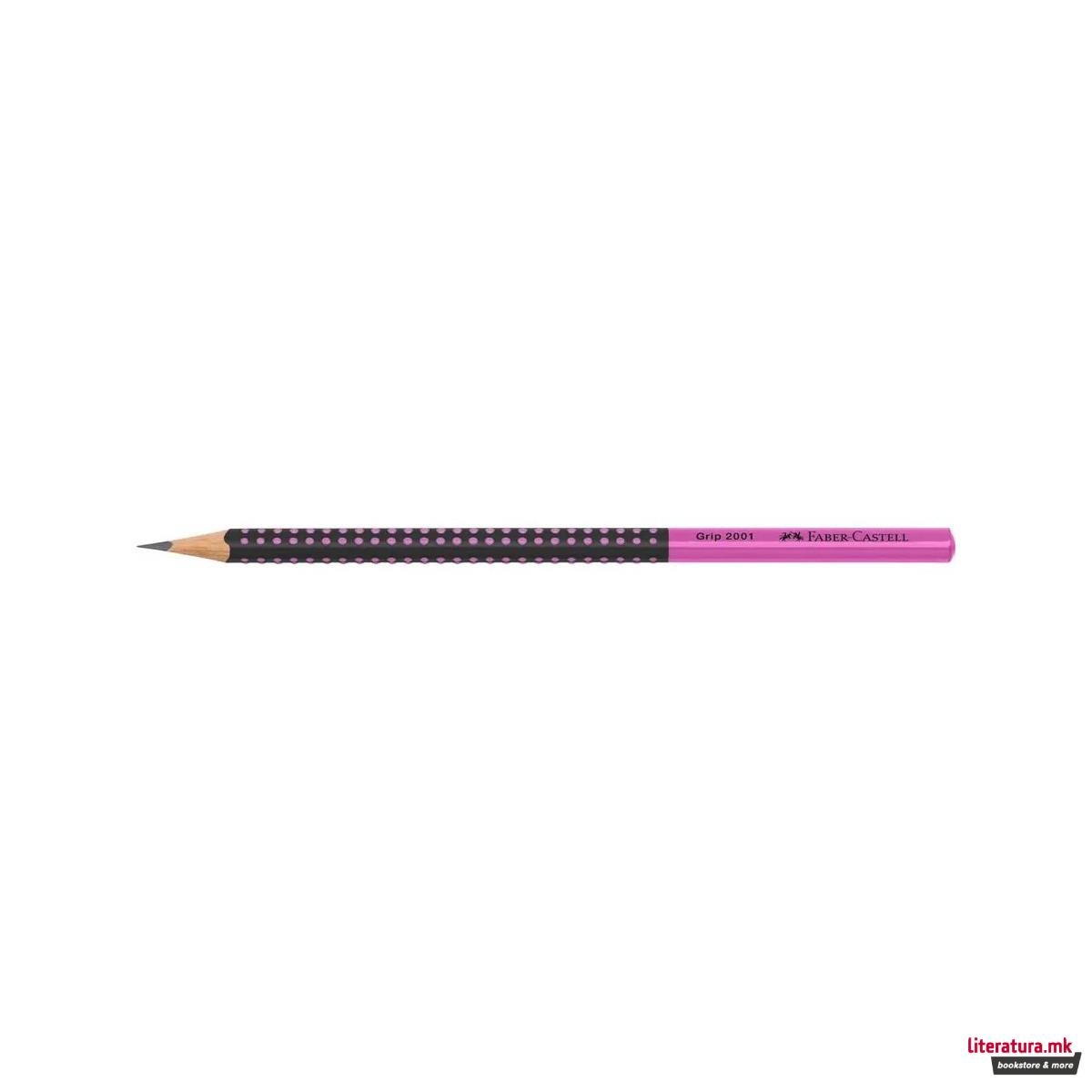 Молив, Grip 2001 Two Tone - black/pink 