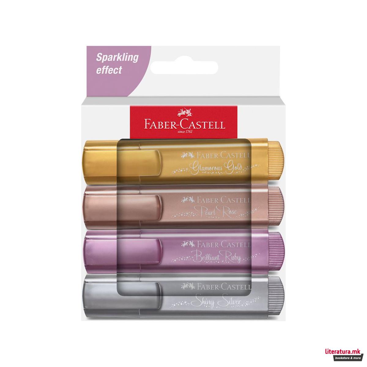 Сет од 4 хајлајтери, Textmarker TL 46 Metallic 