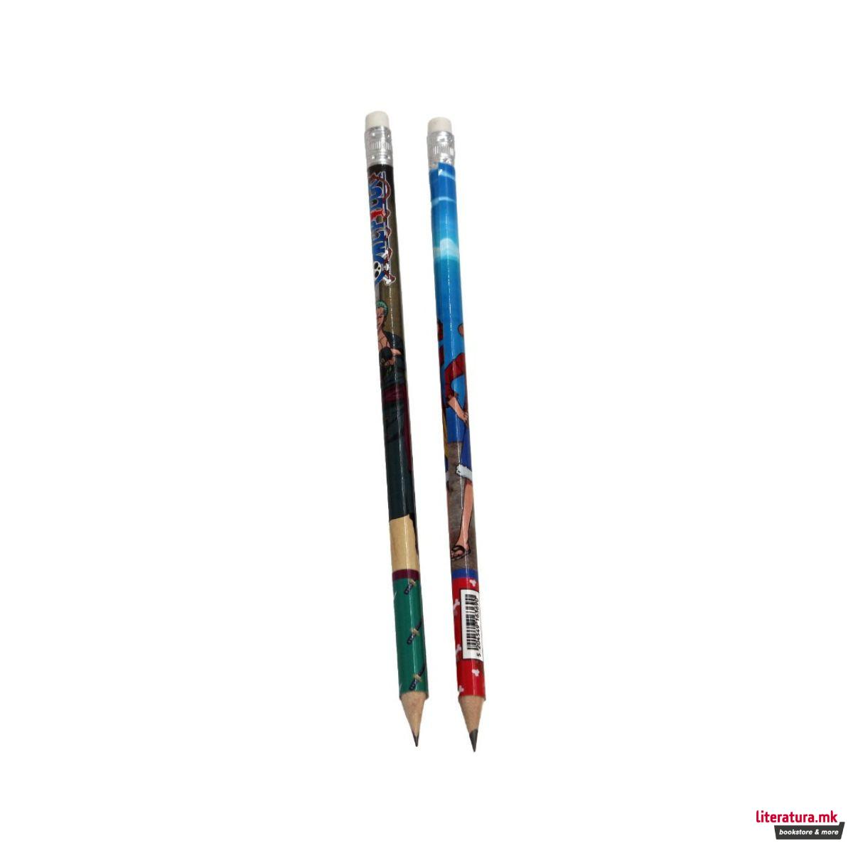 Молив со гума, One Piece, 2 дизајни