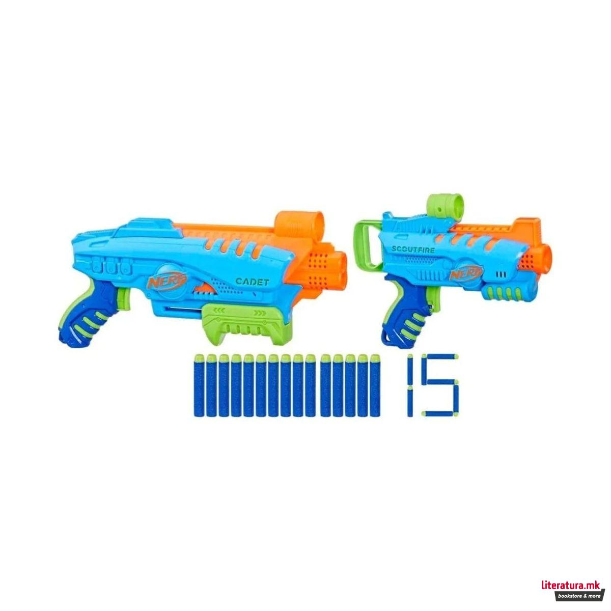 Сет играчки пушки со мека муниција, Nerf Elite Jr Ultimate Starter Set