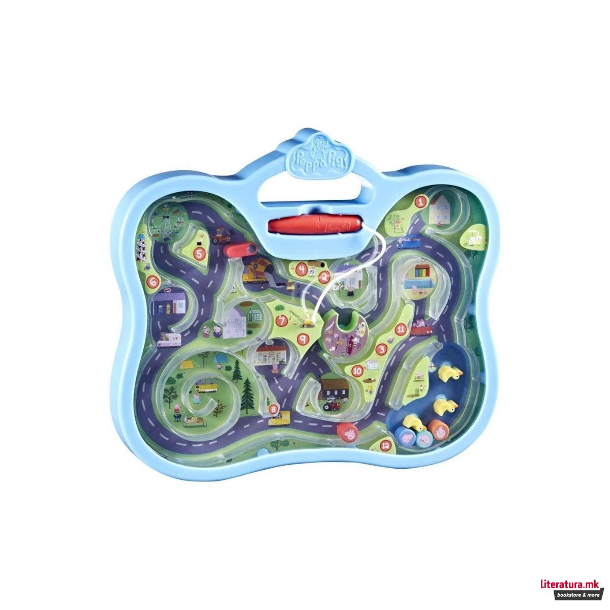 Едукативен сет за игра, Peppa Pig - Peppa's Town Tour Maze