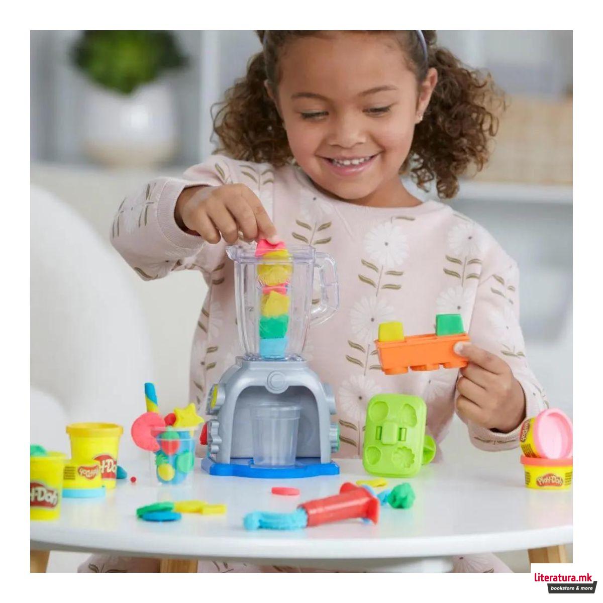 Креативен сет за игра, Play-Doh Swirlin' Smoothies Blender Playset
