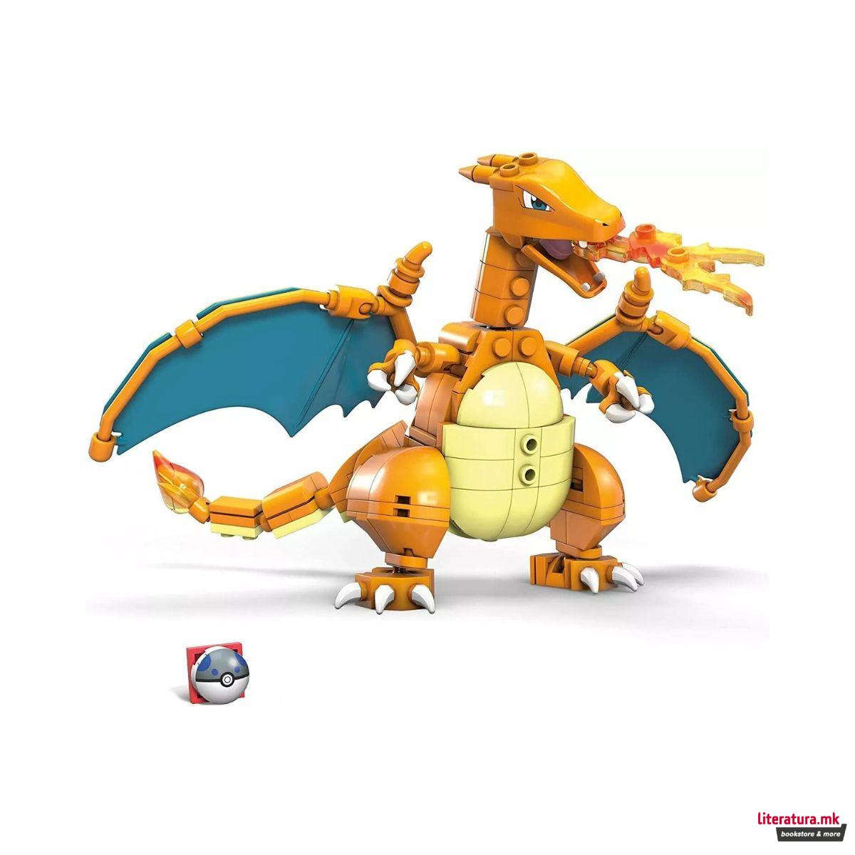 Сет коцки за градба, Pokemon Mega Construx - Charizard