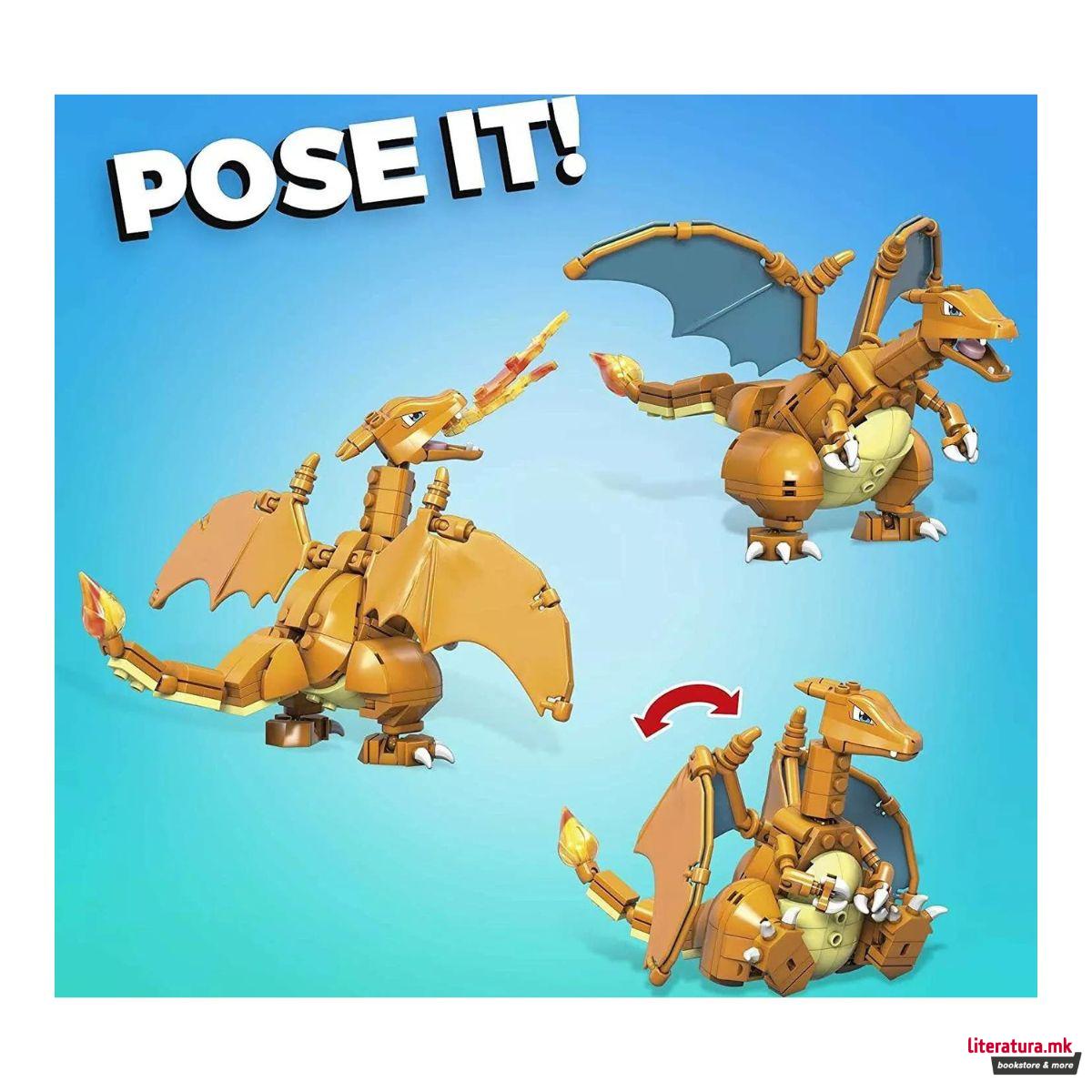 Сет коцки за градба, Pokemon Mega Construx - Charizard