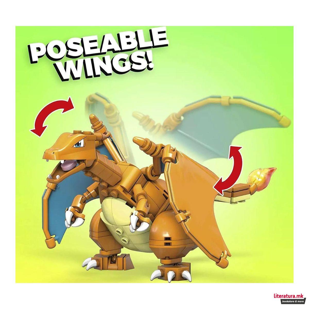 Сет коцки за градба, Pokemon Mega Construx - Charizard
