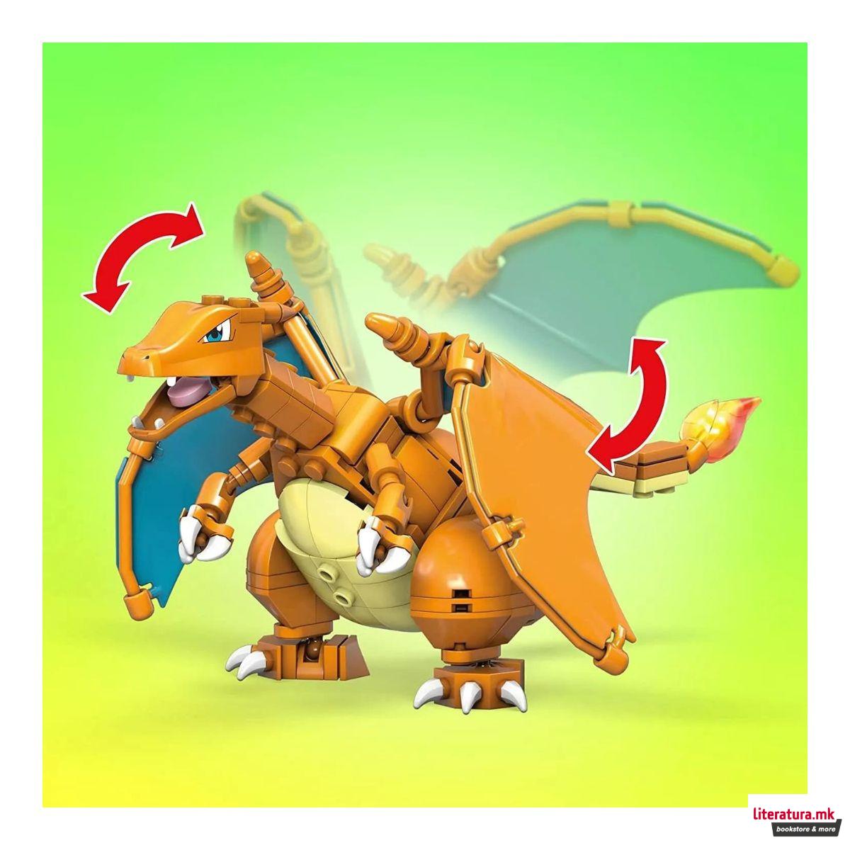 Сет коцки за градба, Pokemon Mega Construx - Charizard