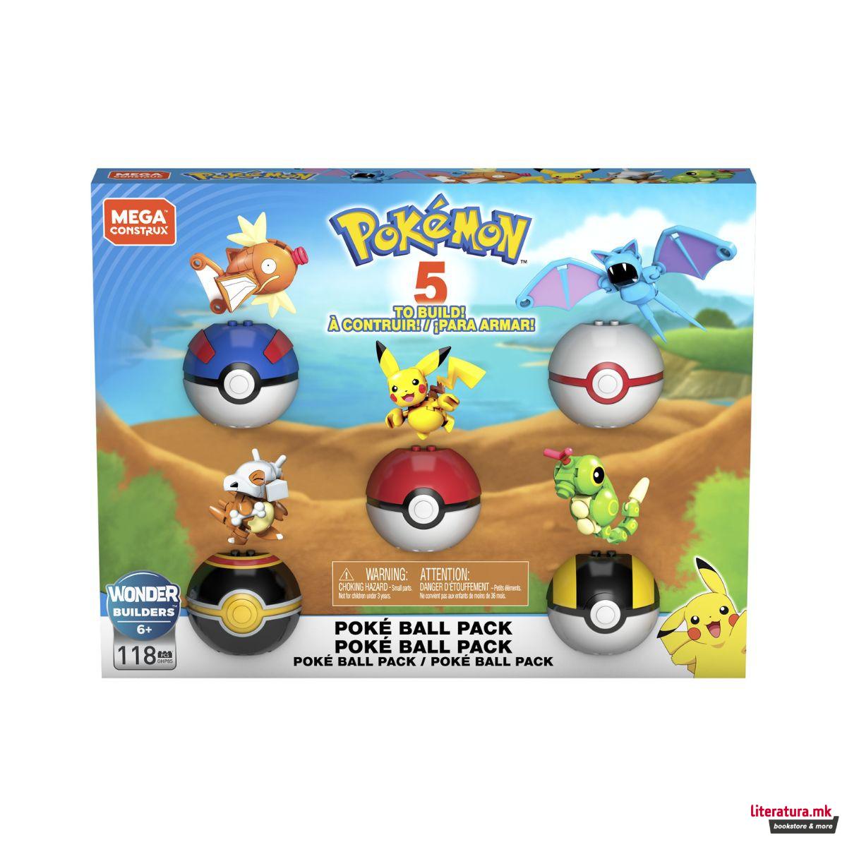 Сет коцки за градба, Pokemon - Poke Ball Pack