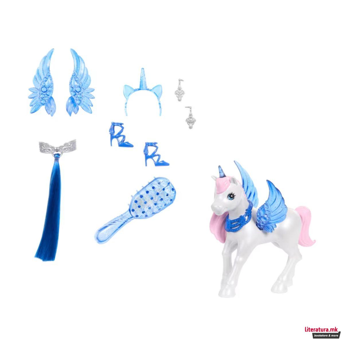 Барби Кукла, Barbie Unicorn Blue (65th Anniversary)