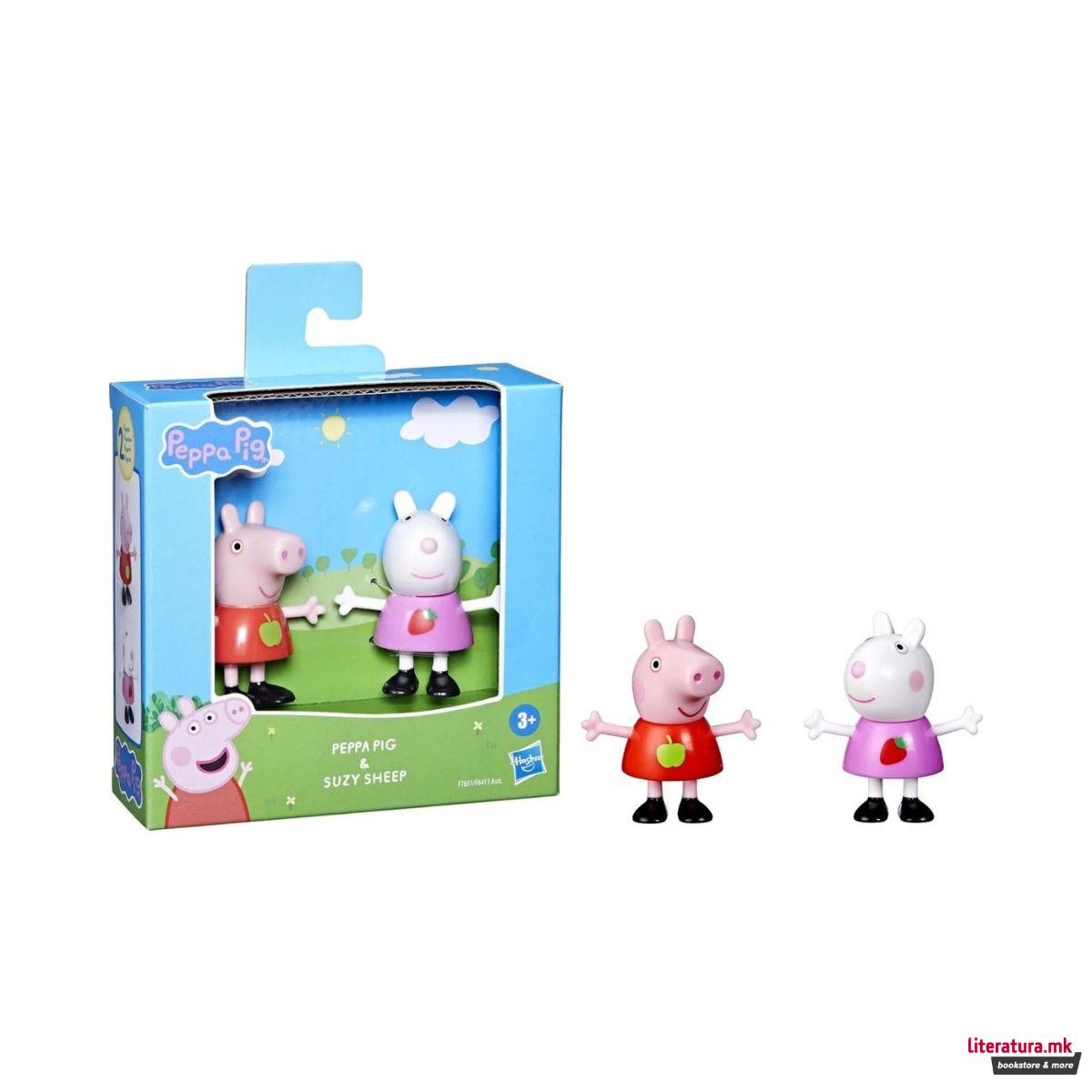 Сет фигури, Peppa Pig: Peppa's Best Friends - Peppa Pig & Suzy Sheep