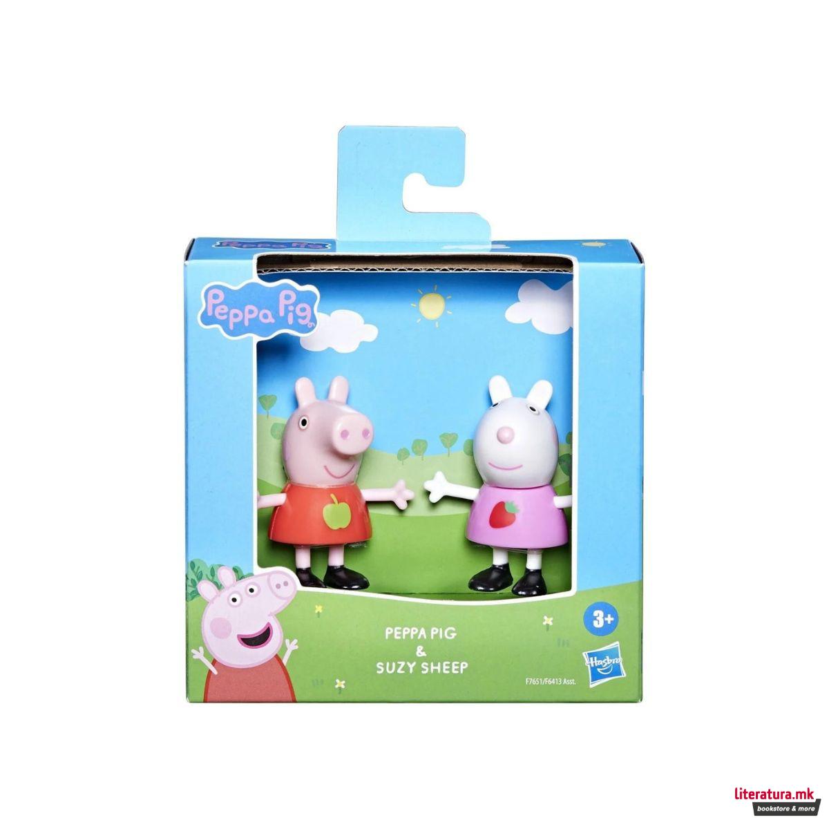 Сет фигури, Peppa Pig: Peppa's Best Friends - Peppa Pig & Suzy Sheep