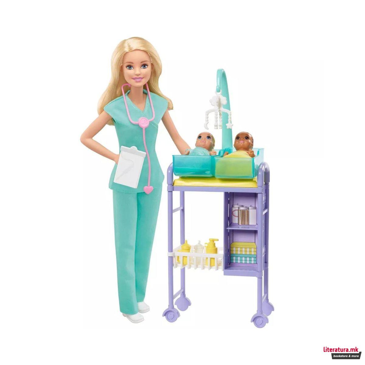 Сет за игра, Barbie: You Can Be Anything - Baby Doctor