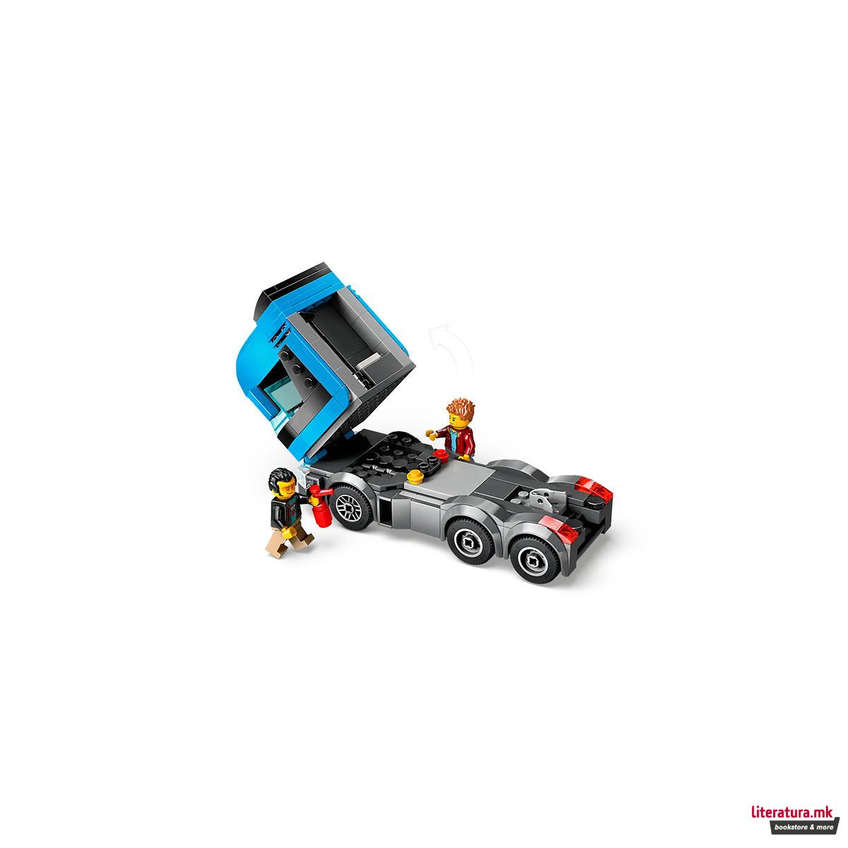 LEGO коцки, City, Car Transporter Truck with Sports Cars