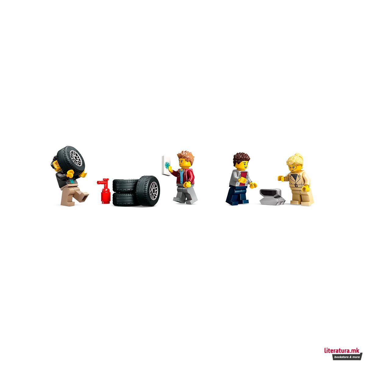 LEGO коцки, City, Car Transporter Truck with Sports Cars