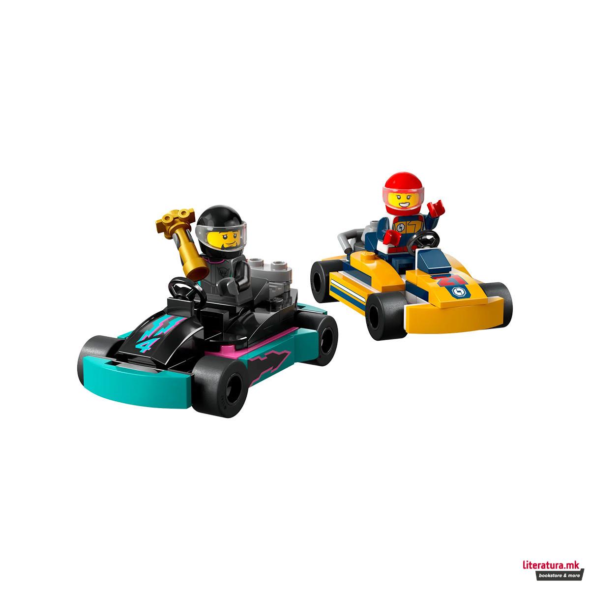 LEGO коцки, City, Go-Karts and Race Drivers