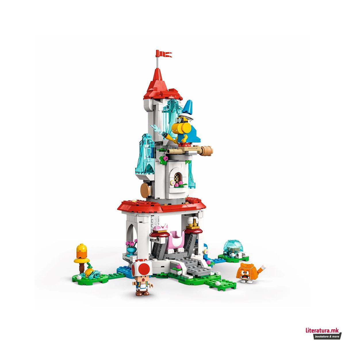 LEGO коцки, Super Mario, Cat Peach Suit and Frozen Tower Expansion Set