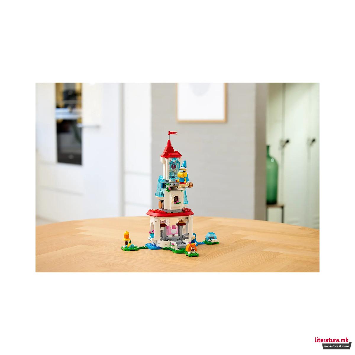 LEGO коцки, Super Mario, Cat Peach Suit and Frozen Tower Expansion Set