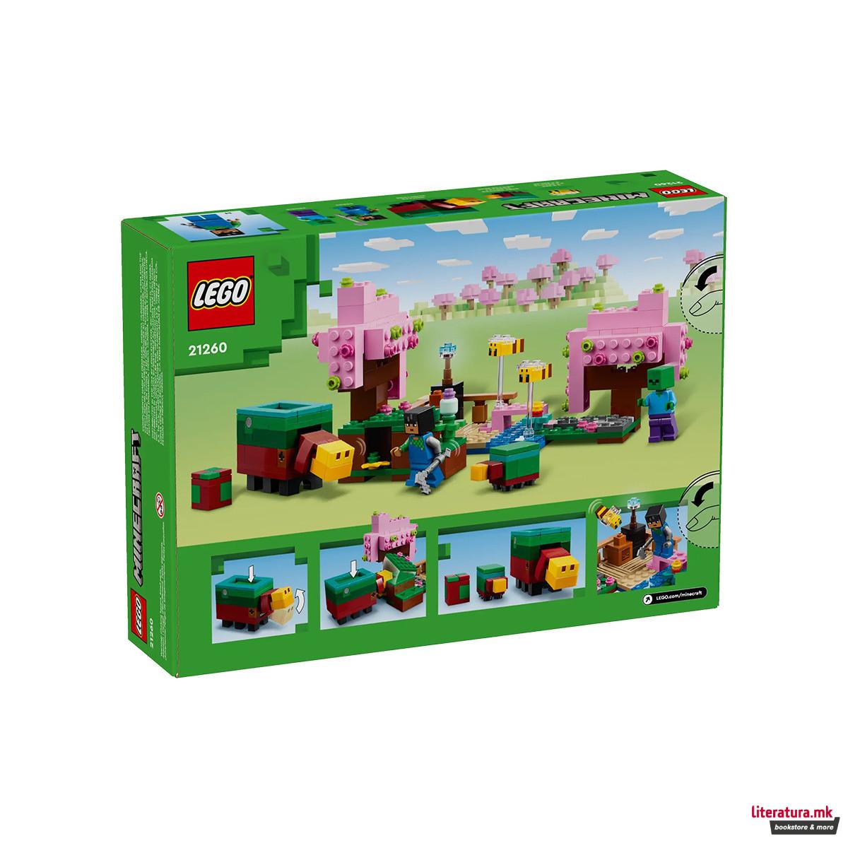 LEGO коцки, Minecraft, The Cherry Blossom Garden 