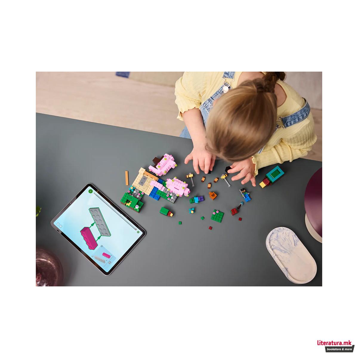 LEGO коцки, Minecraft, The Cherry Blossom Garden 