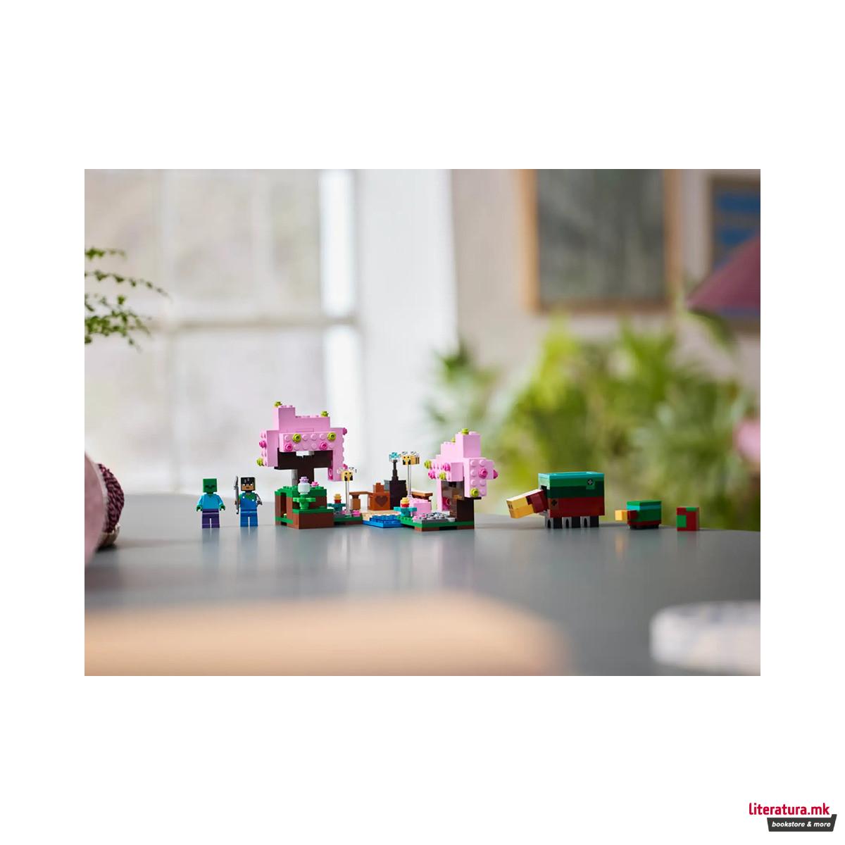 LEGO коцки, Minecraft, The Cherry Blossom Garden 