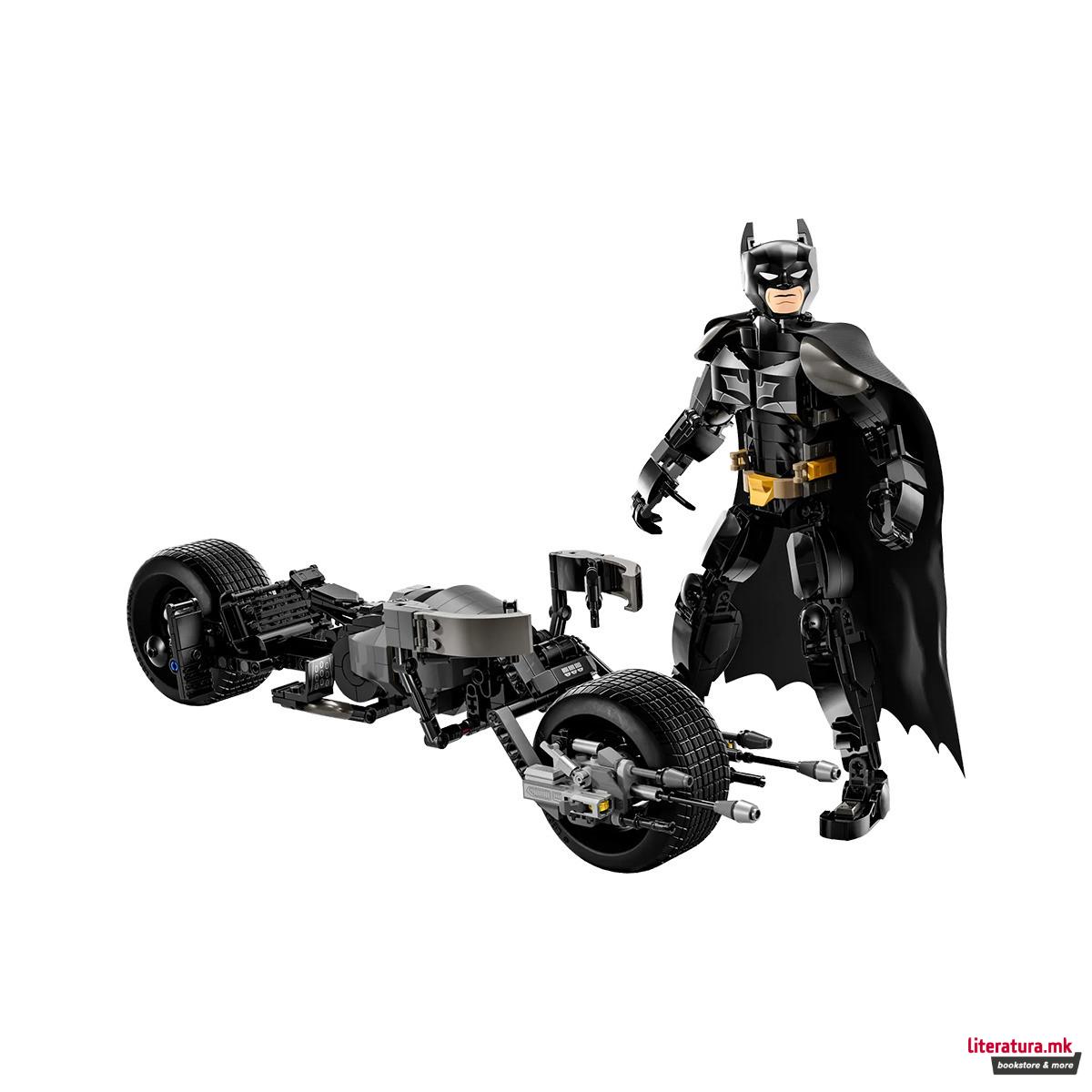 LEGO коцки, DC: Batman, Batman™ Construction Figure and the Bat-Pod Bike