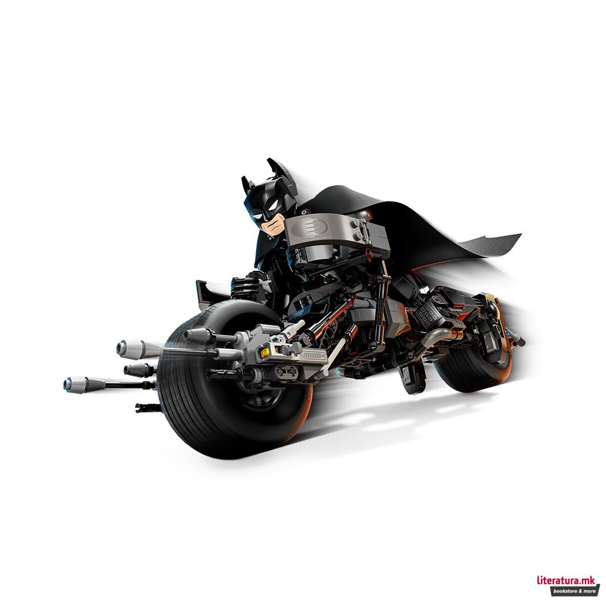 LEGO коцки, DC: Batman, Batman™ Construction Figure and the Bat-Pod Bike