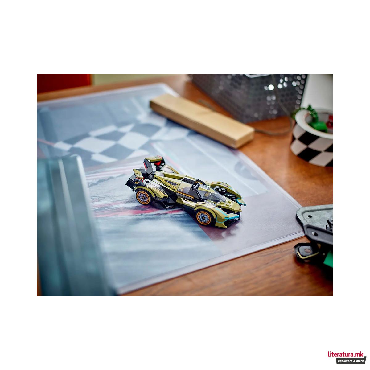 LEGO коцки, Speed Champions, Lamborghini Lambo V12 Vision GT Super Car