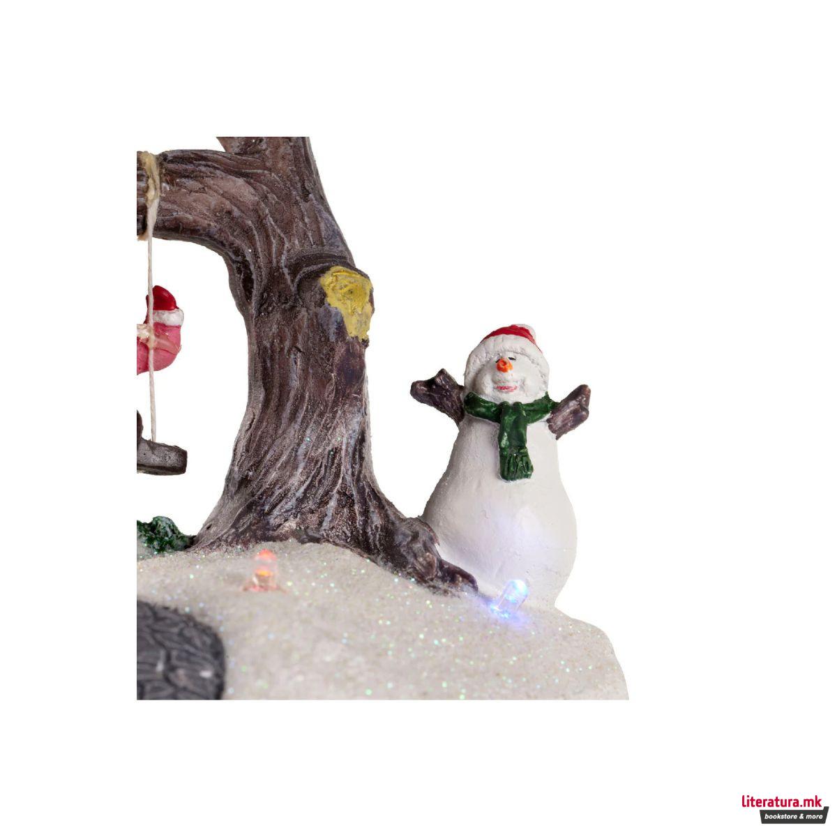 Декоративна фигура со LED светла, Winter Scenery, 4 дизајни