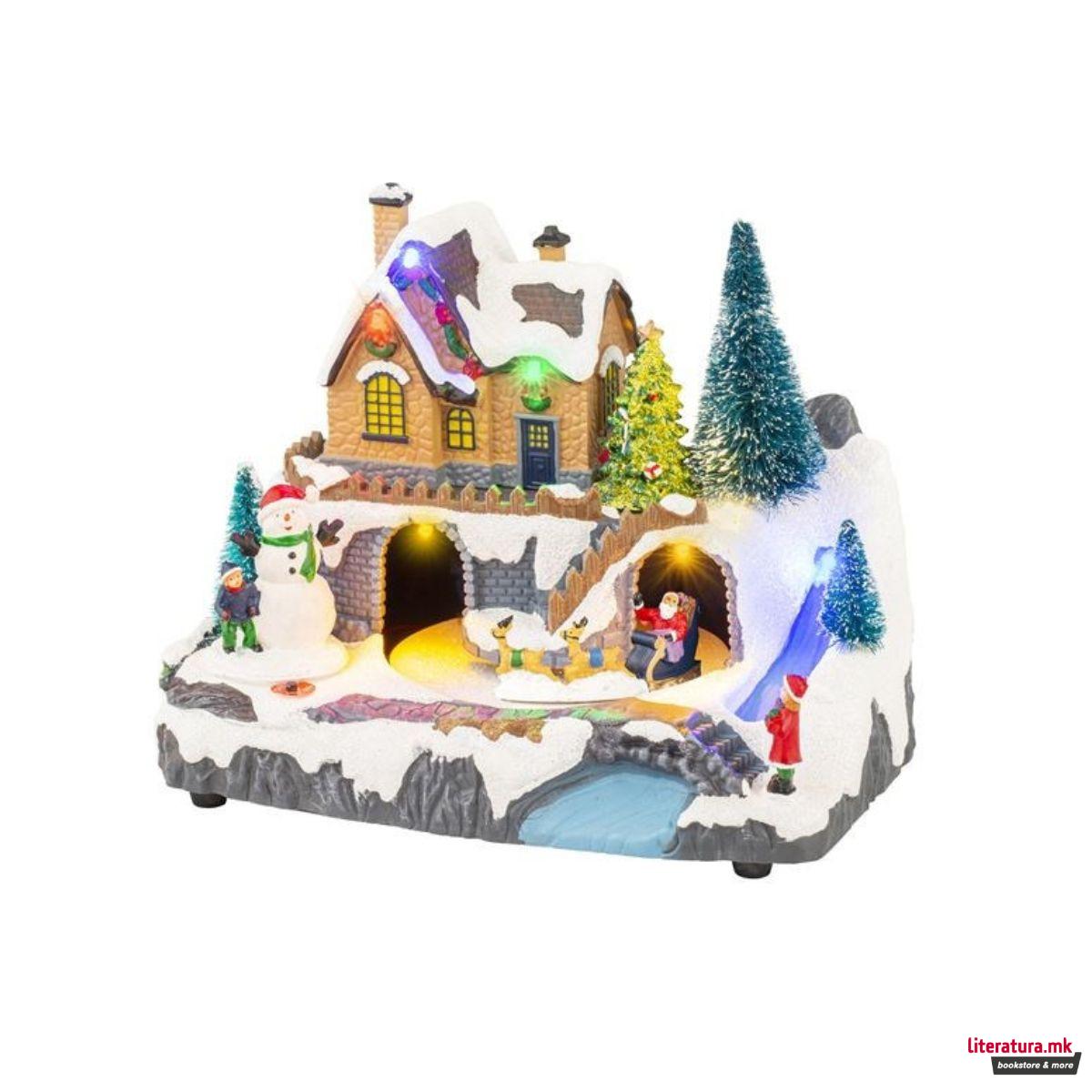 Декоративна фигура со LED светла, Christmas Carillon, 3 модели 