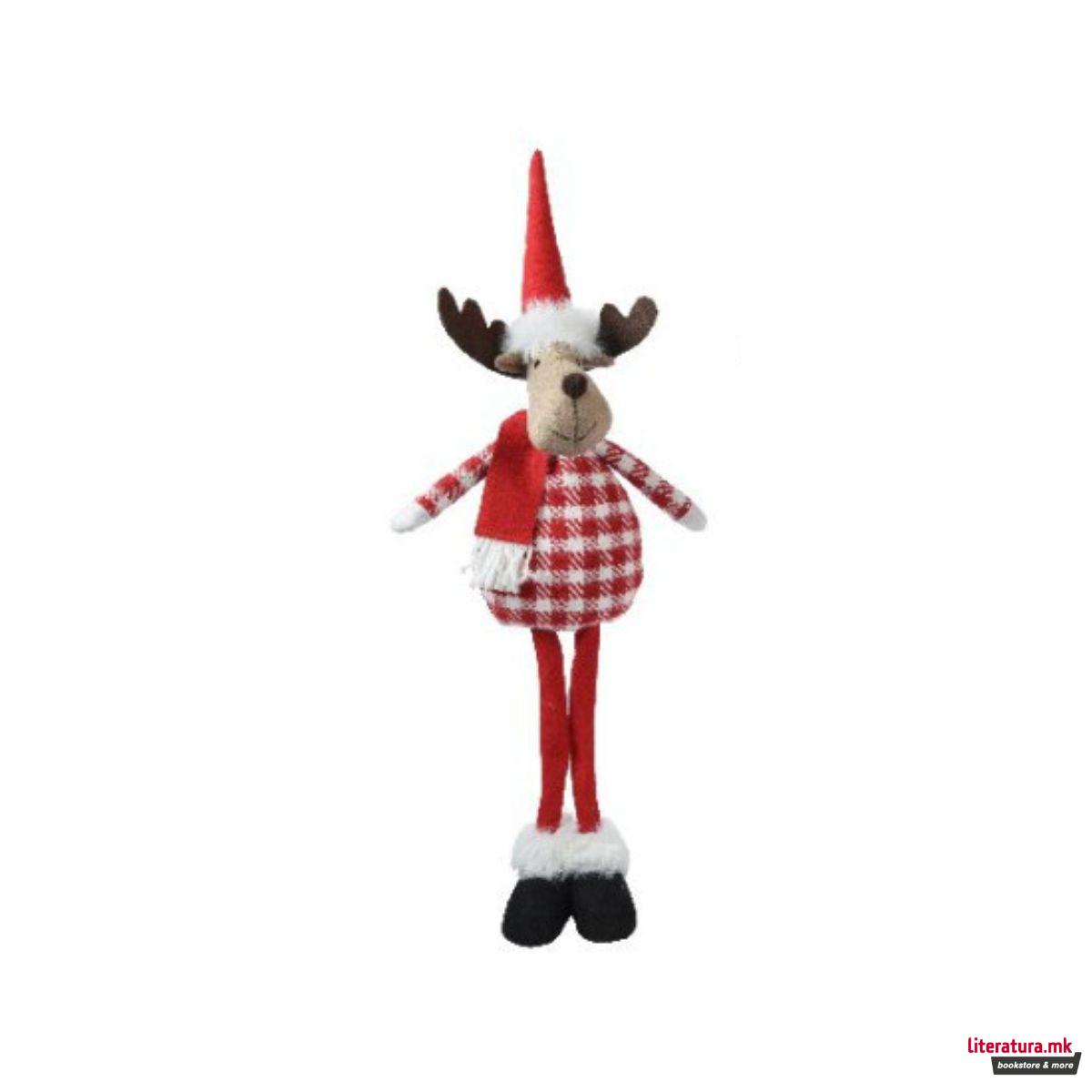 Декоративна фигура, Deer - кариран, 60 cm, 2 дизајни 